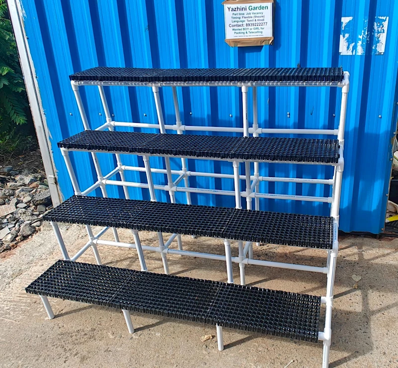 5ft - 4 step  upvc stand - With Drainmate